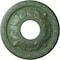 Ekena Millwork Leaf Ceiling Medallion (Fits Canopies up to 4 3/4"), 11 3/8"OD x 3 5/8"ID x 1 1/8"P, Athenian Green CM11LFAGF - alternate 1
